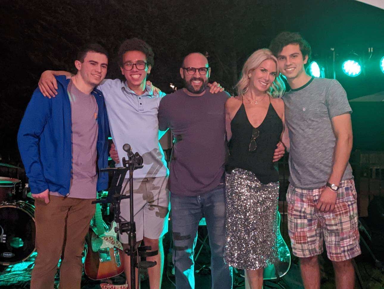 Kimberly with her three sons